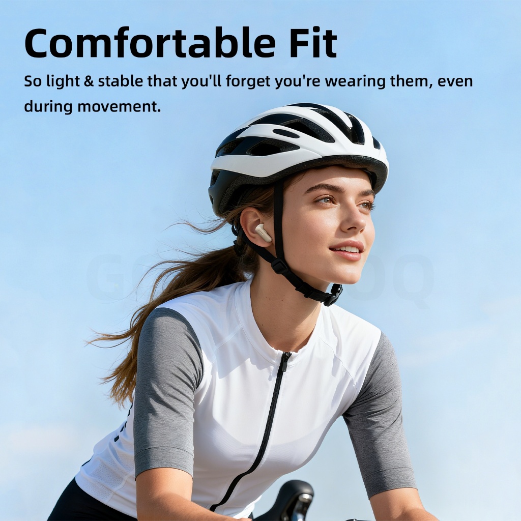 Tai nghe Bluetooth 5.3 không dây Goojodoq Thời lượng pin dài, nhỏ gọn và dễ mang theo | BigBuy360 - bigbuy360.vn