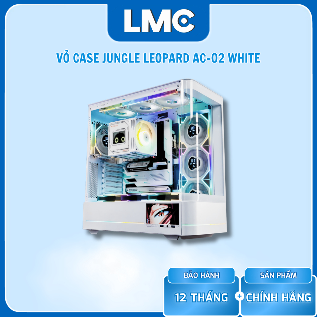 Vỏ Case Jungle Leopard AC-02 ( Kính cong - ATX - LCD )
