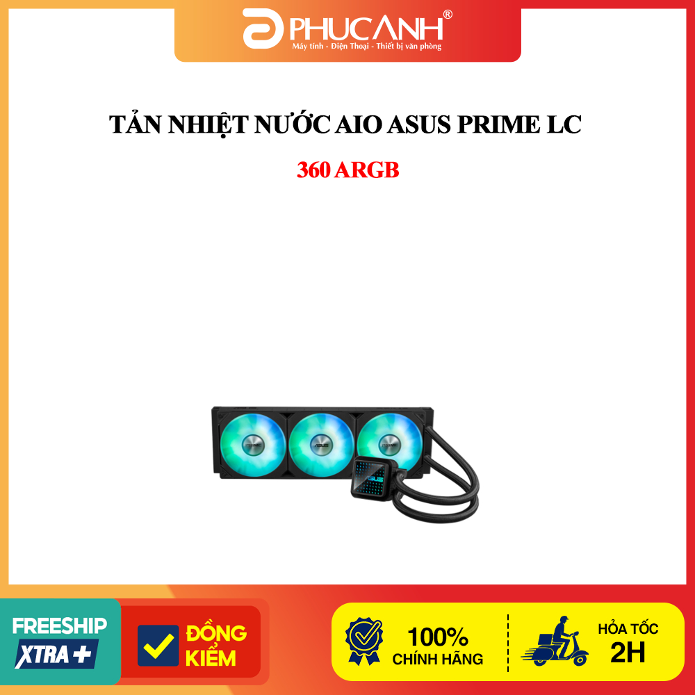 Tản nhiệt nước AIO Asus Prime LC 360 ARGB
