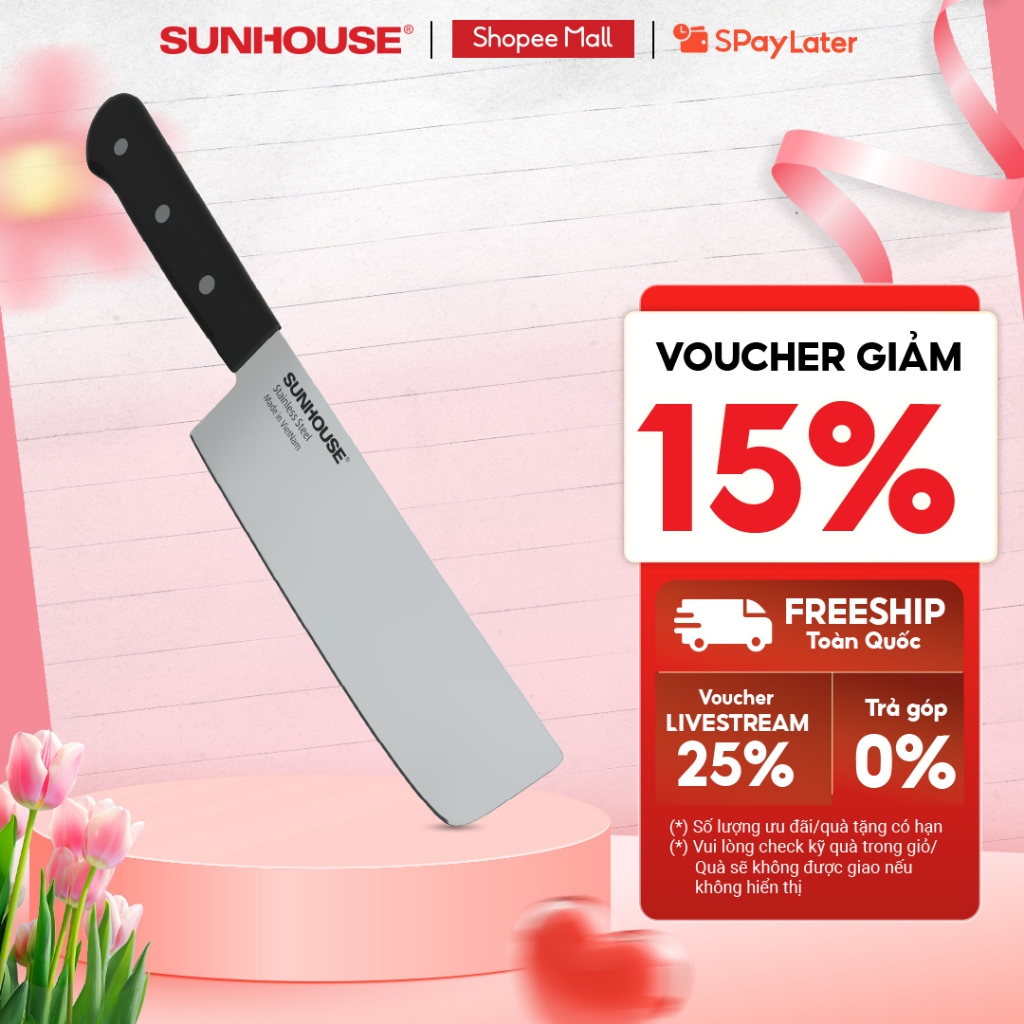 Dao Thái SUNHOUSE KS-KN165SS Dài 29.2 cm
