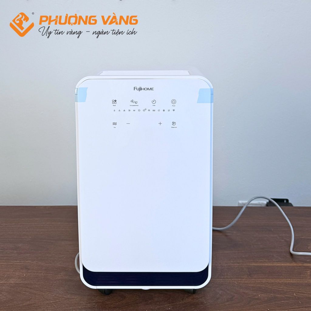 [Hỏa tốc] Máy hút ẩm Fujihome DH12NEW 24m2, kết nối wifi, BH 2 năm chính hãng