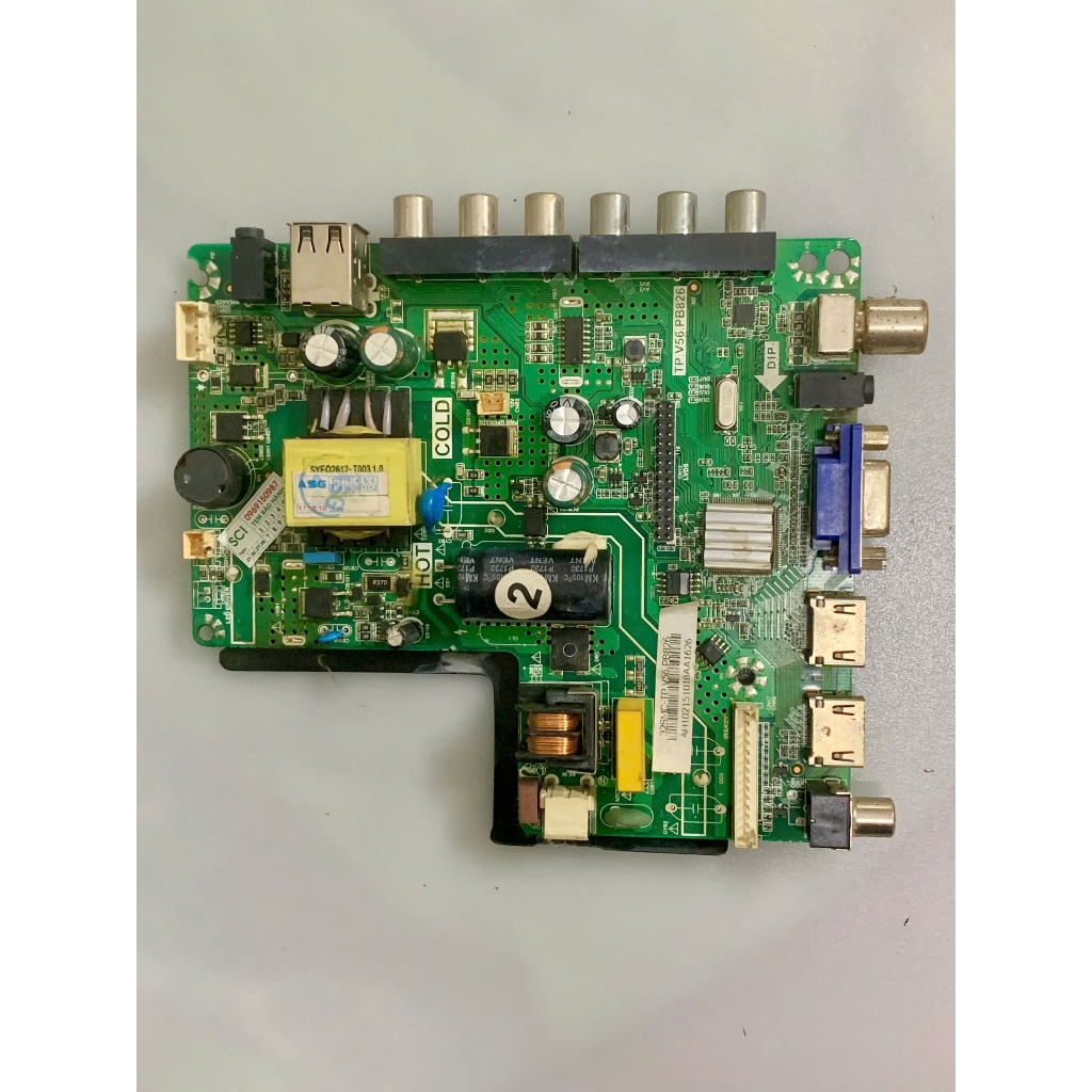Bo main boar mạch linh kiện tivi tv Asanzo 32 inch 32S S series nguồn, xử lý chung chính chủ khiển