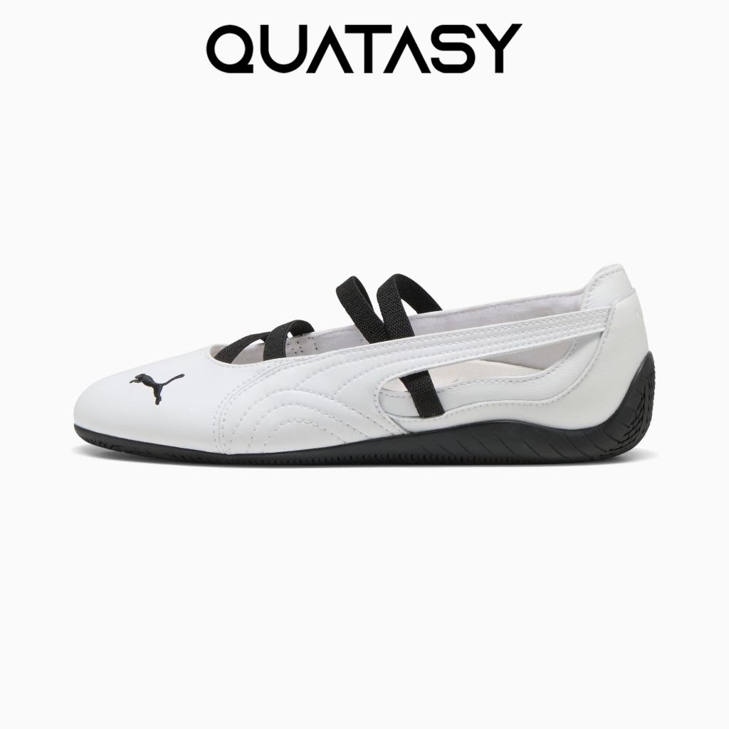 Giày Speedcat Ballet Leather White Black Chính Hãng