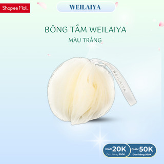 Bông tắm Weilaiya cao cấp, MÀU TRẮNG