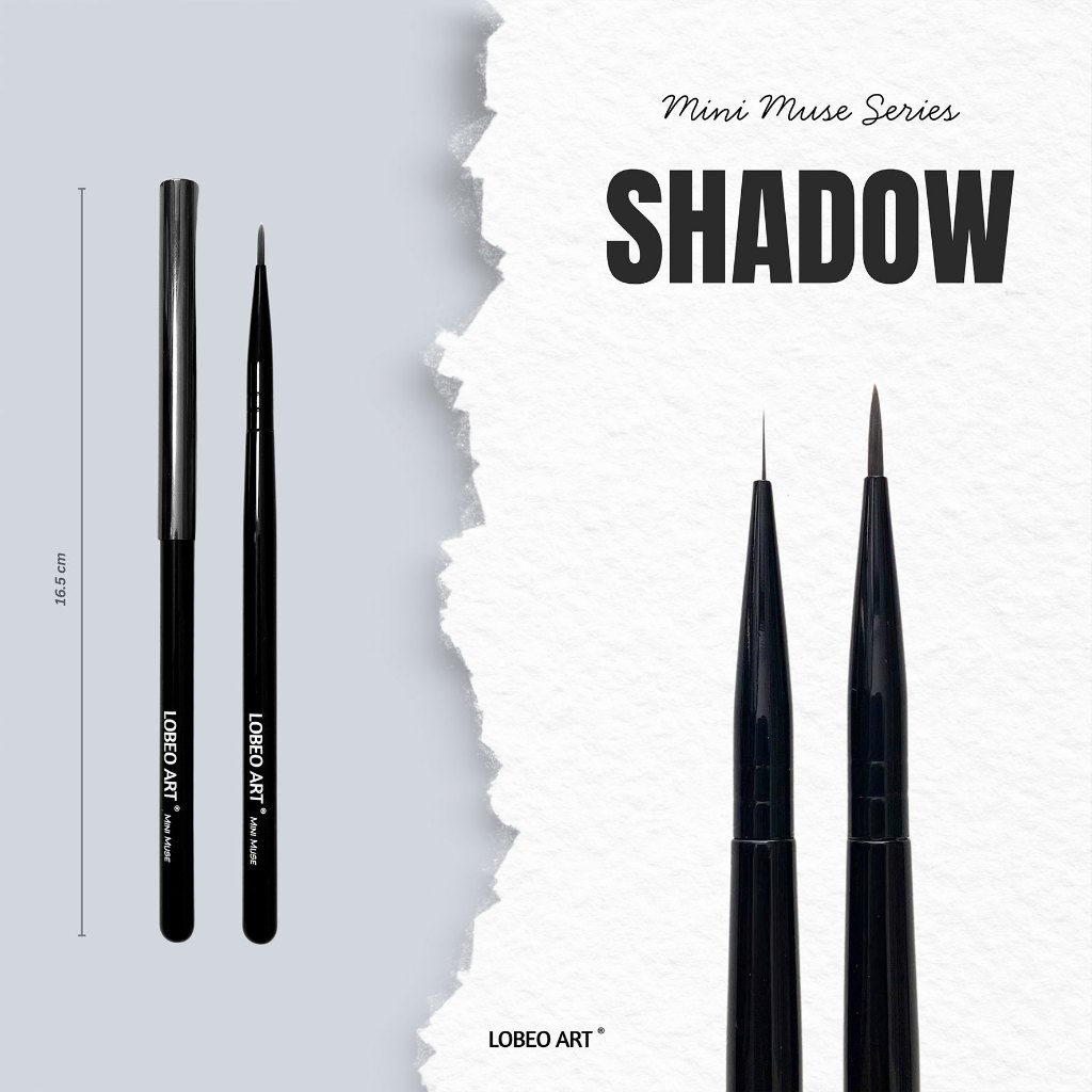 [LOBEO] Cọ vẽ Lobeo Mini Muse - Shadow cây lẻ