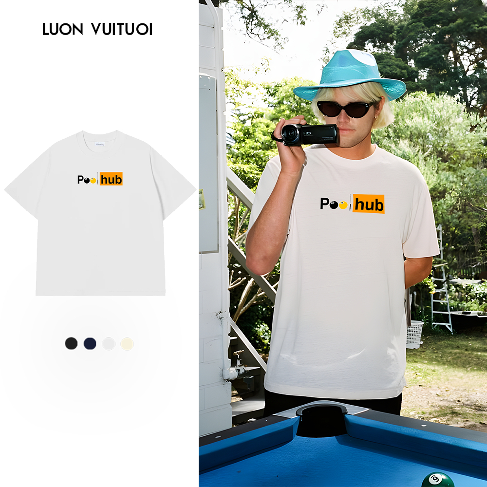 Áo Thun Vớ Vẩn Relaxed Fit Luon Vuituoi "Pool Hub" - Luôn Vui Tươi