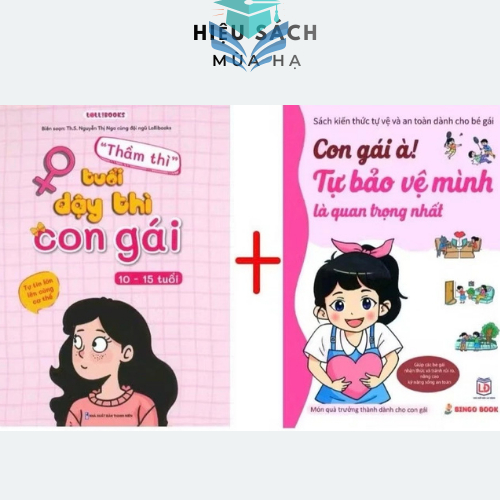Sách - Combo 2 Cuốn: Thì Thầm Tuổi Dậy Thì Con Gái và Con Gái À! Bảo Vệ Bản Thân Mình Là Quan Trọng Nhất