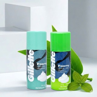 Bọt Cạo Râu GILLETTE Hương Chanh/ Bạc Hà Chai 175g