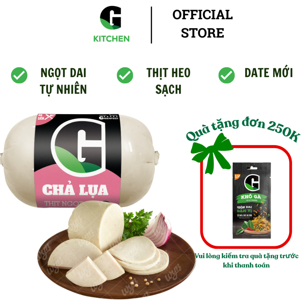 Chả Lụa G Kitchen 500g [Giao nội thành]