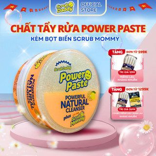 Scrub Daddy - Bộ chất tẩy rửa & làm sạch đa bề mặt gồm Power Paste và bọt biển Scrub Mommy