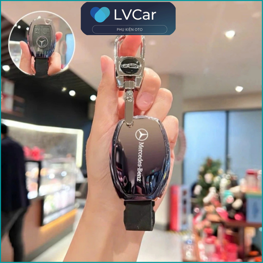 Ốp khóa xe màu omber dùng cho Mec Benz: Mercedes-Benz, c300,c200, c250, ....