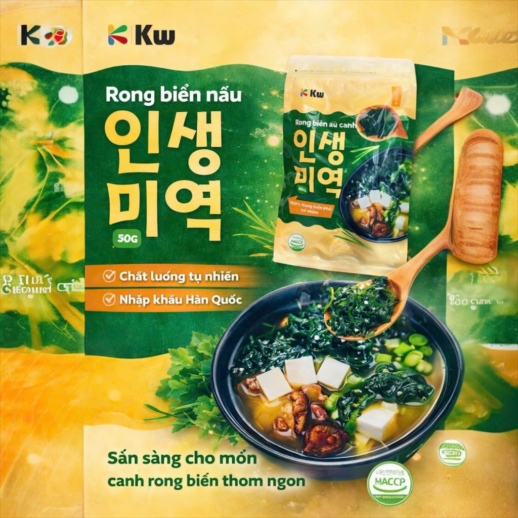 Rong biển khô nấu canh K-wook  50g