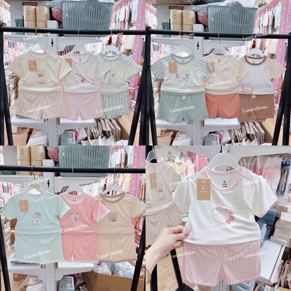 Bộ cộc Moon peptit cho bé