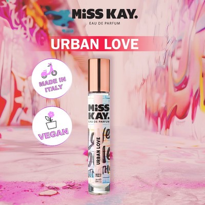 Nước hoa nữ thuần chay Miss Kay EDP URBAN LOVE hương thơm ngọt ngào, tươi mát, trẻ trung 25ml
