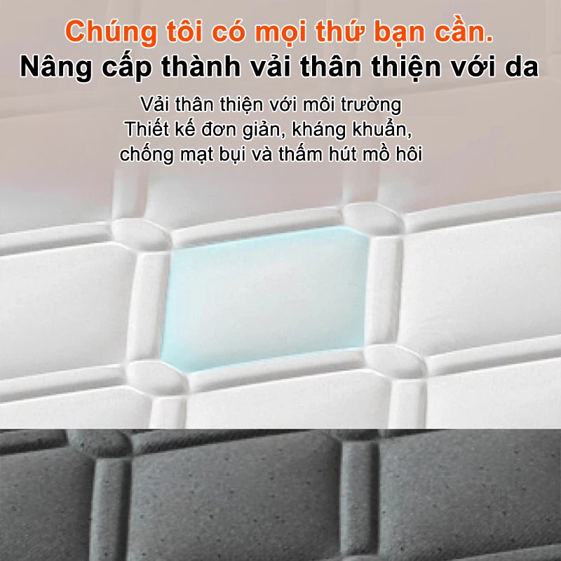 HEINO Nệm Cao Su Thiên Nhiên 15cm Mềm Mại Thoáng Khí Ép Chặt Lò Xo Túi Chống Đau Lưng | BigBuy360 - bigbuy360.vn