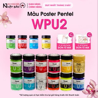 Màu poster Pentel WPU2 30ml màu nước chất lượng cao an toàn đa dạng màu sắc dễ pha trộn
