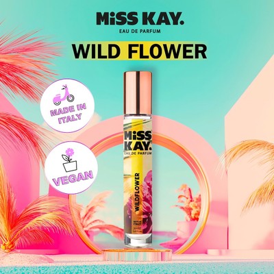 Nước hoa nữ thuần chay Miss Kay EDP WILD FLOWER hương thơm ngọt ngào, tươi mát, quyến rũ 25ml