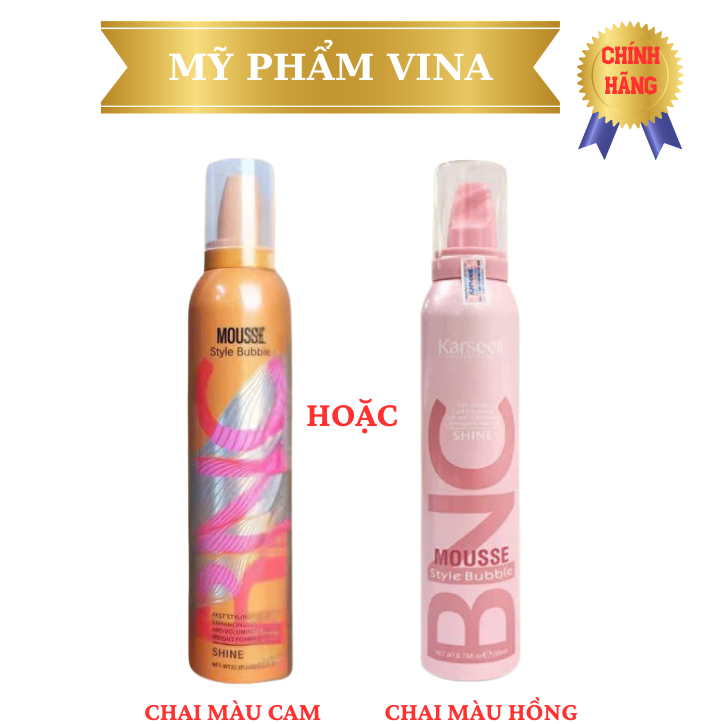 Mousse tạo kiểu tóc BNC Karseell giữ nếp