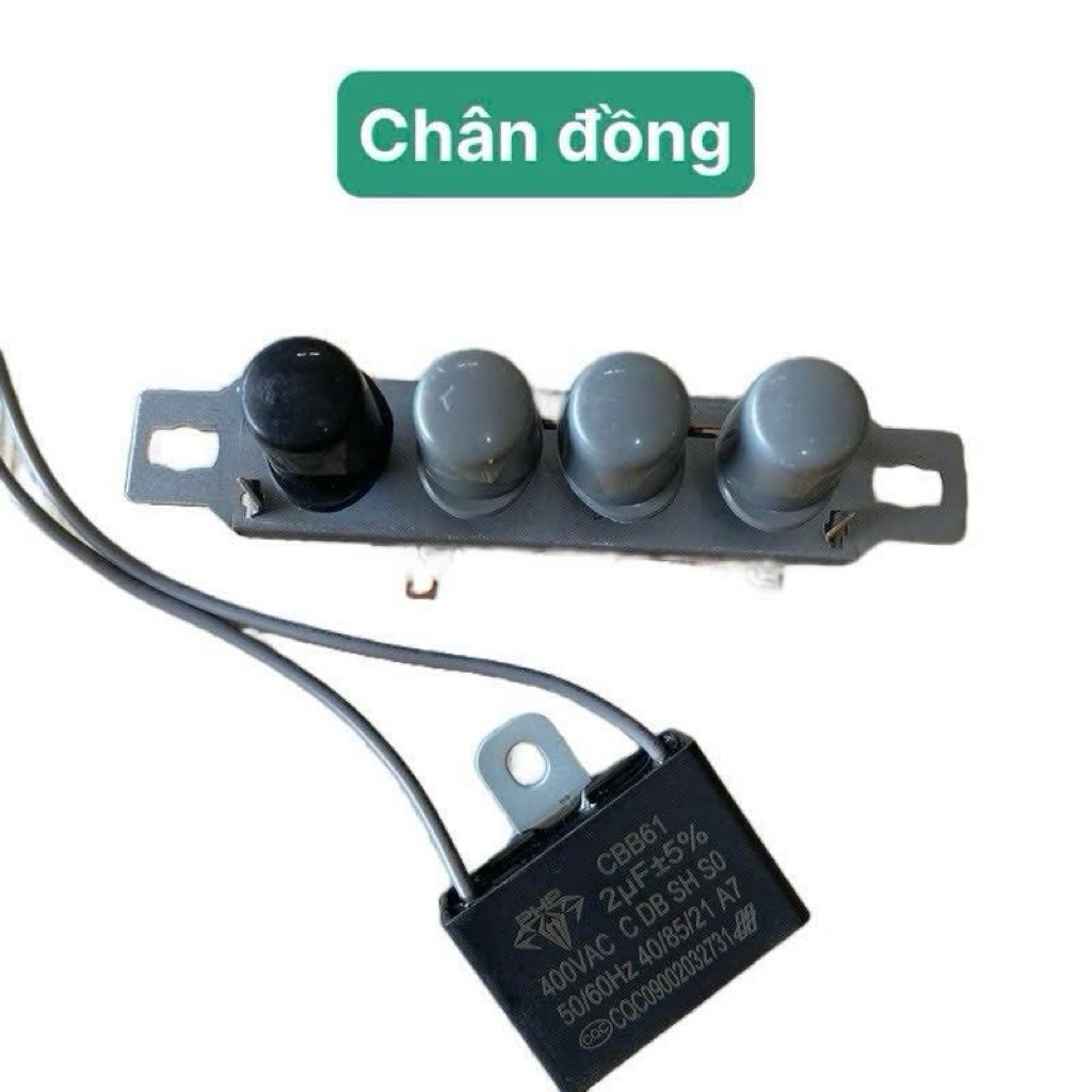 Combo công tắc quạt bàn phím 4 nút kèm tụ 2uf php thay thế cho tất cả các dòng…