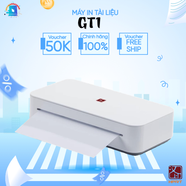 Máy In Nhiệt Hprt GT1 - In Nhanh, Kết Nối Đa Nền Tảng, Thao Tác In Từ Xa, Kết Nối WIFI & Bluetooth