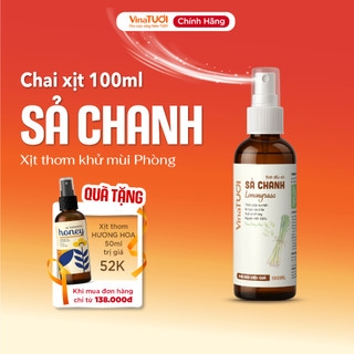 Chai xịt thơm phòng Sả Chanh Vina TƯƠI 100ml