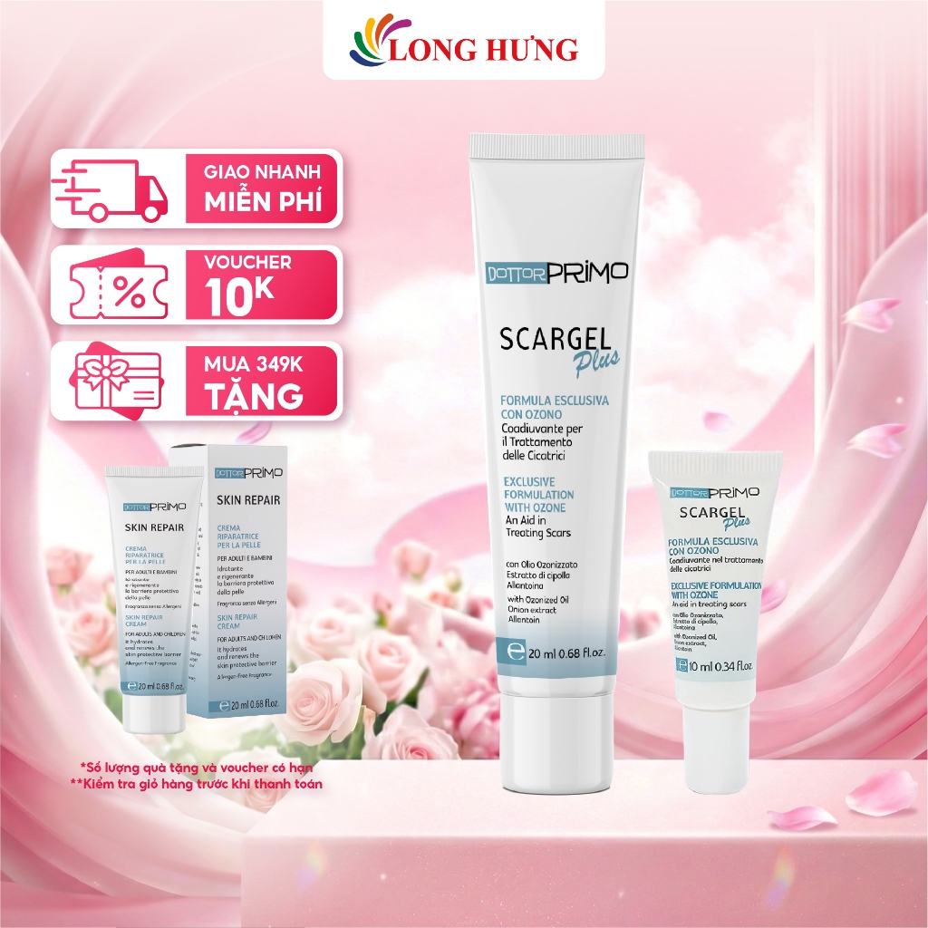 Kem bôi hỗ trợ mờ sẹo DottorPrimo Scargel Plus (10ml/20ml)