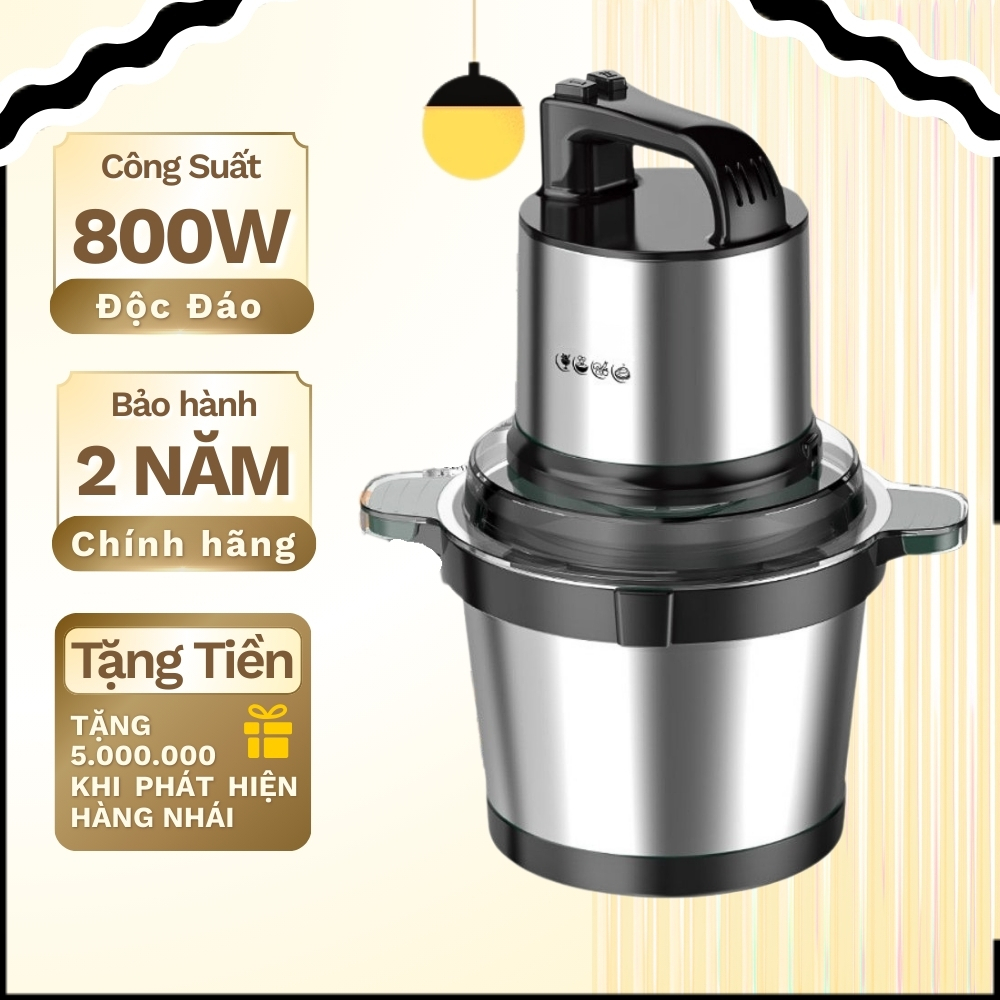 Máy xay thịt đa năng dung tích 4L xay nhuyễn được khối lượng thực phẩm lớn - SK7028