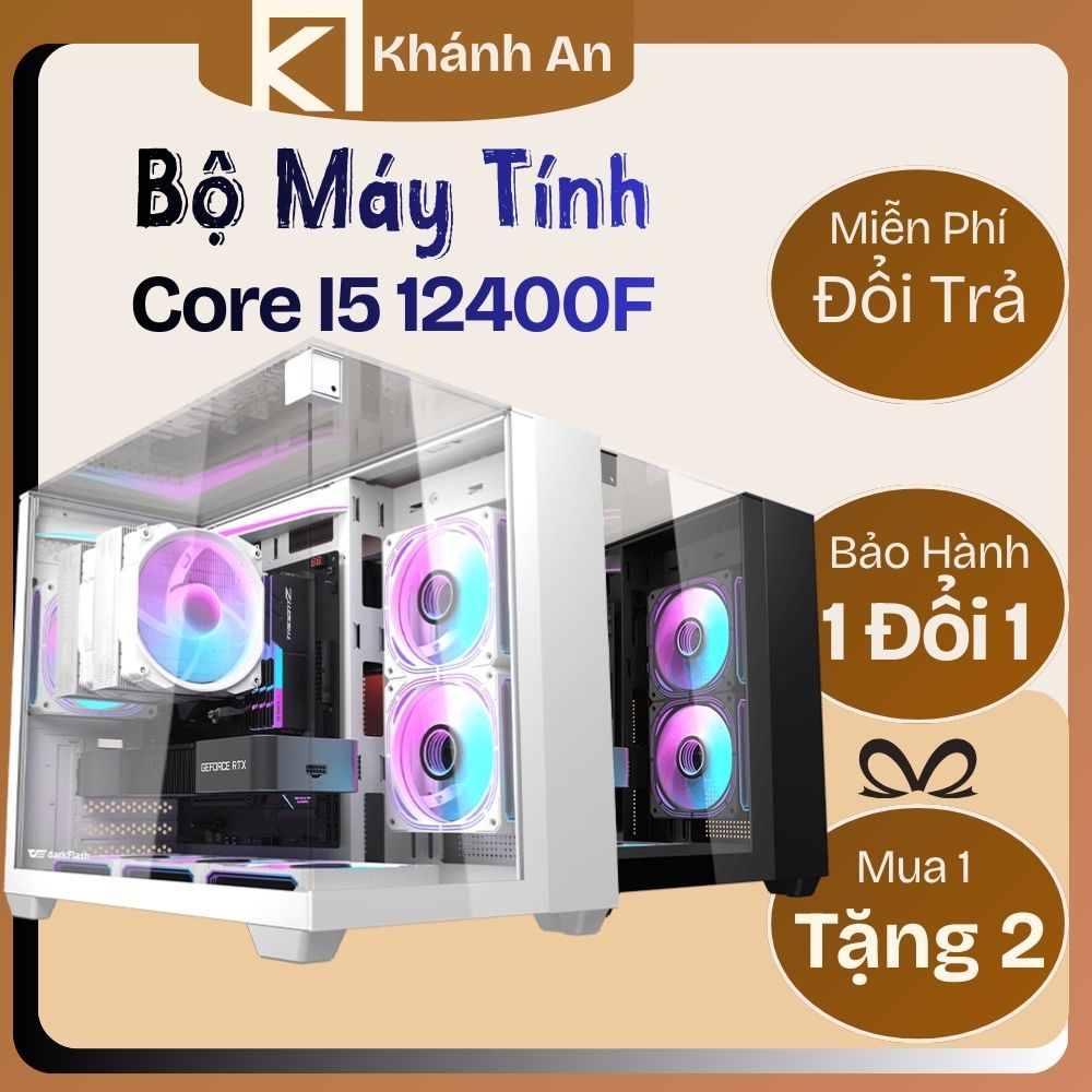 Bộ Máy Tính Để Bàn i5 12400F | Ram 8GB Dr4 | SSD 240GB | Main H610 VGA tự Chọn