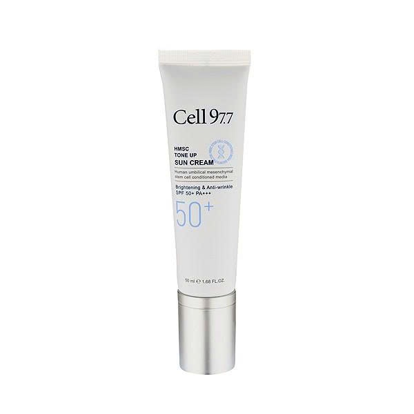 C82_[Kèm quà] Kem chống nắng nâng tone tế bào gốc Cell 97.7 Tone Up HMCS Tone up sun cream SPF 50+ P