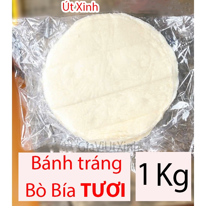 BÁNH TRÁNG BÒ BÍA TƯƠI 1KG – FRESH SPRING ROLL WRAPPER