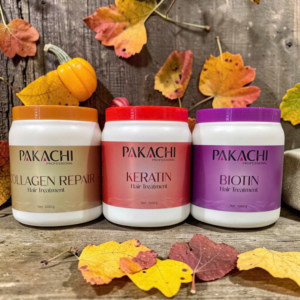 Kem ủ tóc PAKACHI hủ 1000g / Collagen - Keratin - Biotin