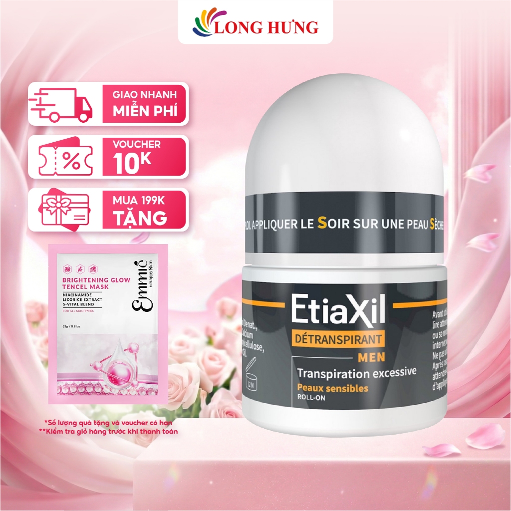 Lăn khử mùi nam EtiaXil Detranspirant Men (15ml)