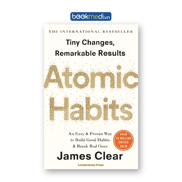 Sách ngoại văn Atomic Habits - James Clear | Bookmedi