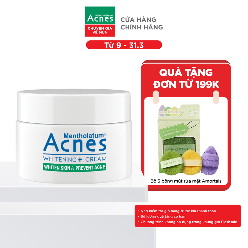 Kem dưỡng trắng da Acnes Whitening+ Cream 50g