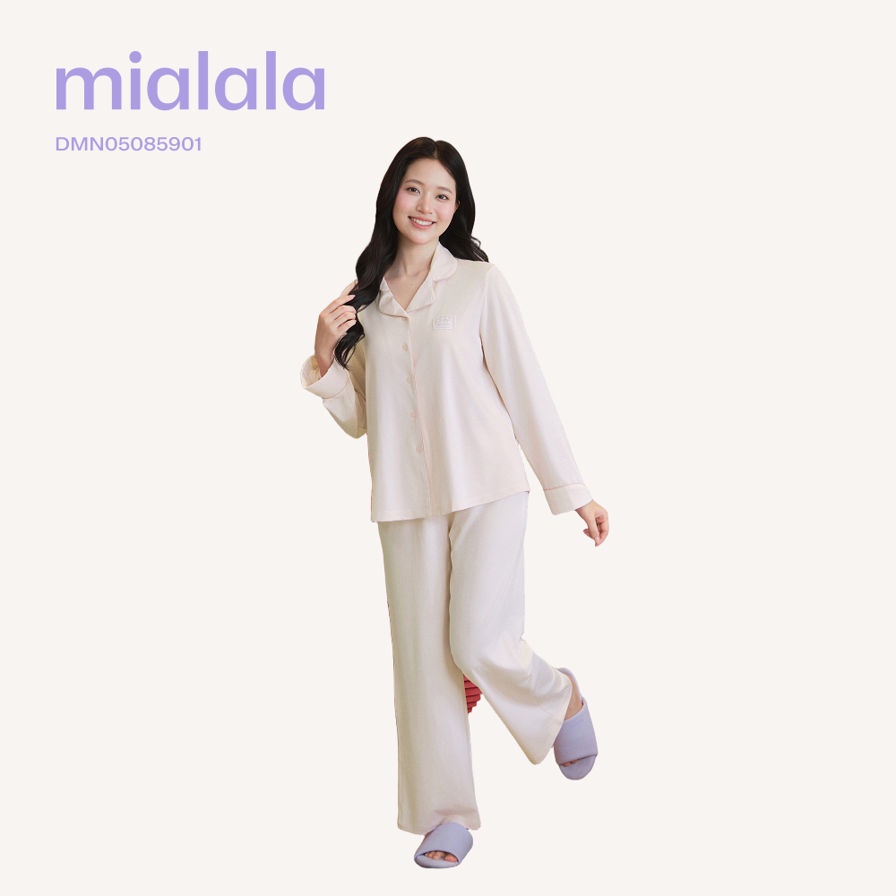 [Love Soft] Mialala Mặc Nhà Pijama Cổ Bẻ Ve TDQD 5901 Tay Dài Quần Dài Chất Liệu Cotton Mềm Mịn | BigBuy360 - bigbuy360.vn
