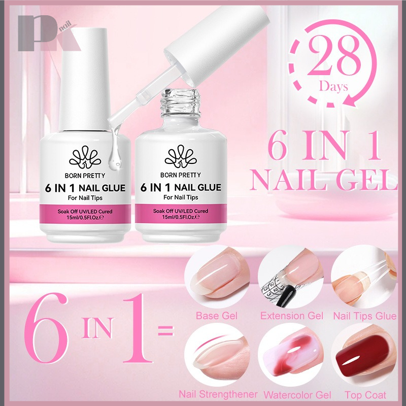6IN1 NAIL GLUE GEL - GLUE GEL ĐA NĂNG