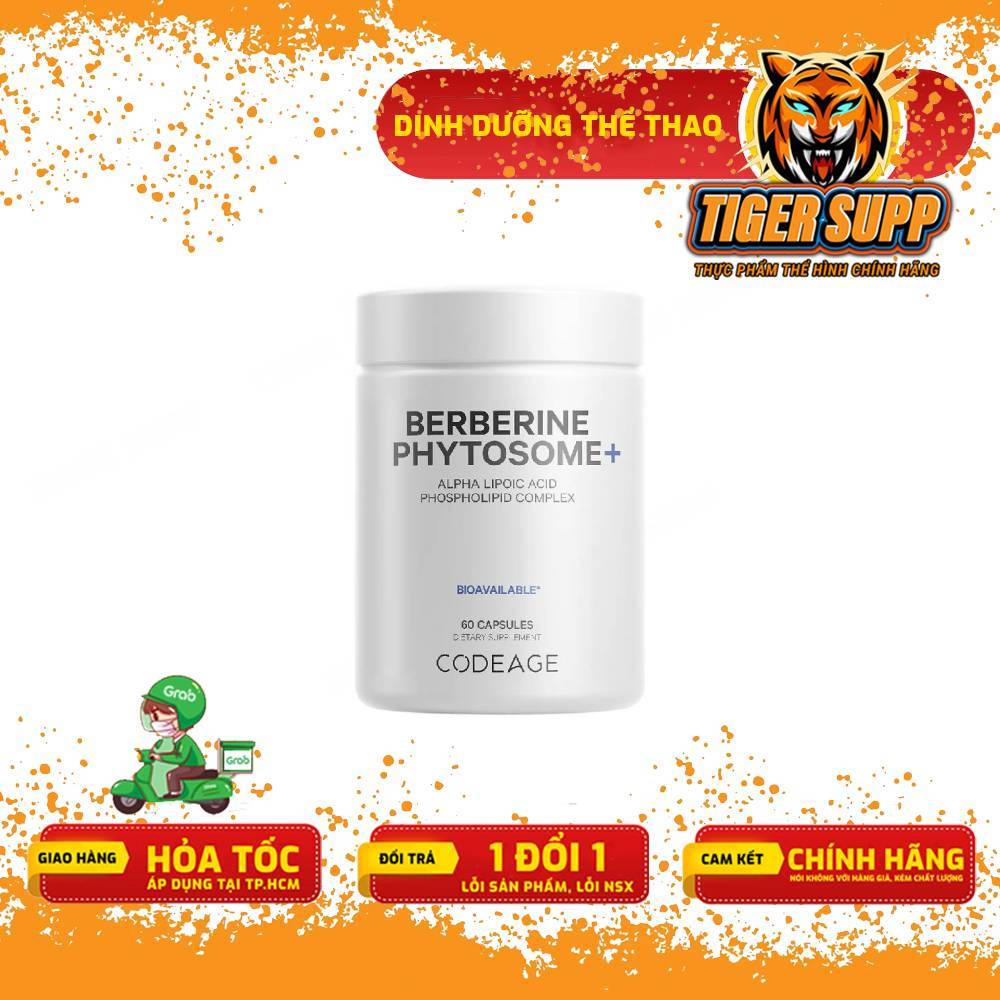 Codeage Berberine Phytosome+ Capsules – Bổ Sung Berberine Cho Cơ Thể