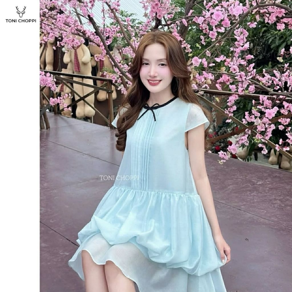 Váy Lacey TONI CHOPPI màu xanh Pastel