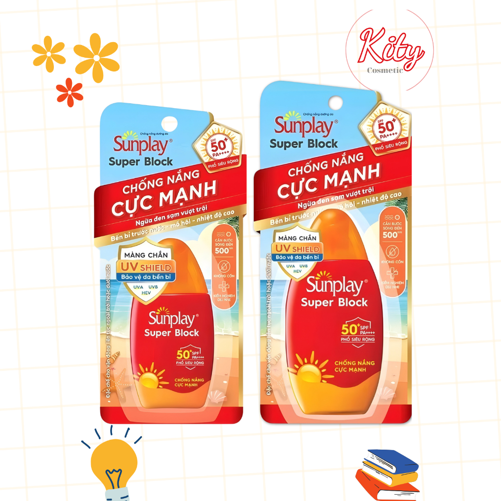 Sữa chống nắng Sunplay cực mạnh Sunplay Super Block SPF 50, PA++++ 30g/70g