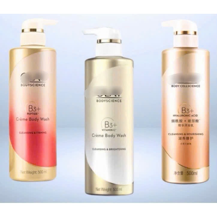 Sữa tắm trắng da 0lay hàng Thái Lan chai vòi 500ml