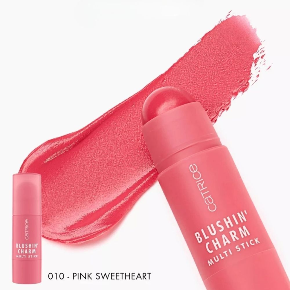 Ảnh 6 của Thỏi má hồng Catrice 3in1 cho má - môi - tạo khối Blushin' Charm Multi Stick