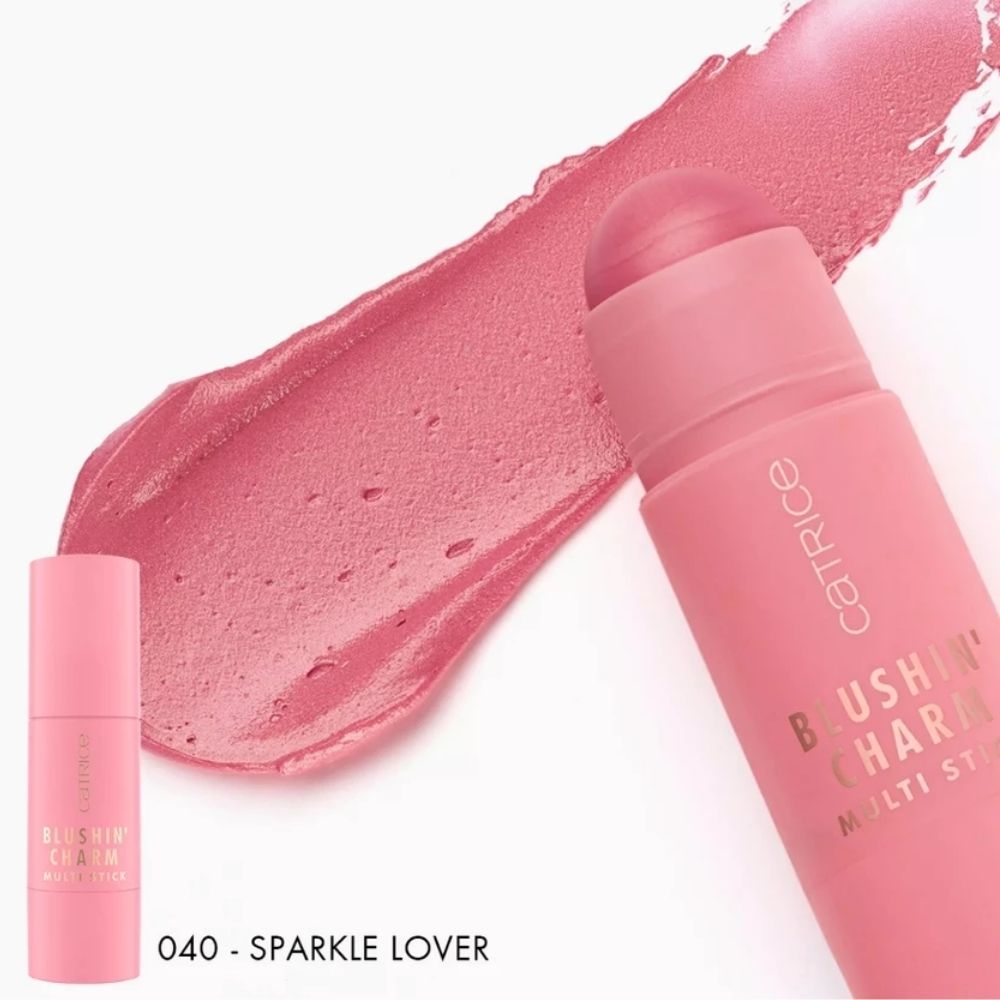 Ảnh 9 của Thỏi má hồng Catrice 3in1 cho má - môi - tạo khối Blushin' Charm Multi Stick