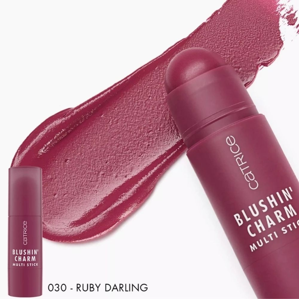 Ảnh 8 của Thỏi má hồng Catrice 3in1 cho má - môi - tạo khối Blushin' Charm Multi Stick