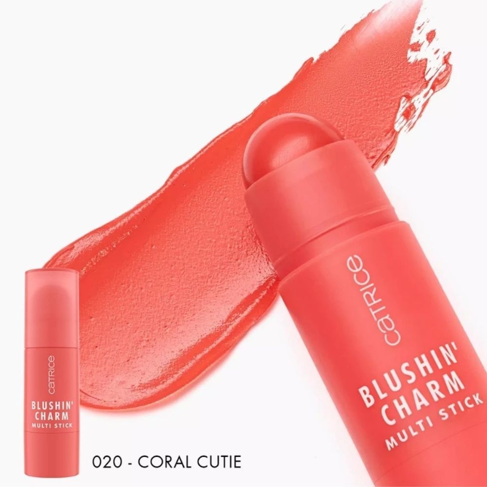 Ảnh 7 của Thỏi má hồng Catrice 3in1 cho má - môi - tạo khối Blushin' Charm Multi Stick