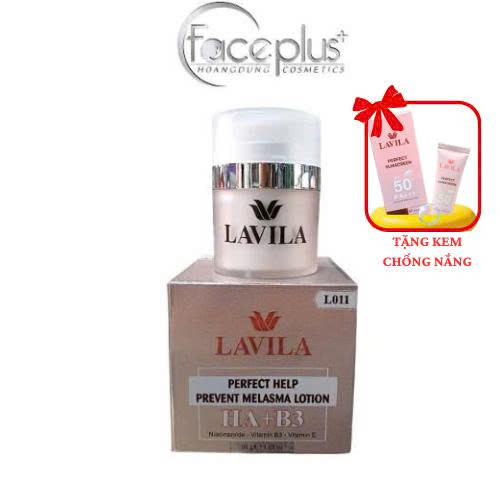 Kem Lavila L11 HA+B3 Perfect Help Prevent Melasma - Kem Dưỡng Trắng Cải Thiện Nám 35GR (tặng kem chố