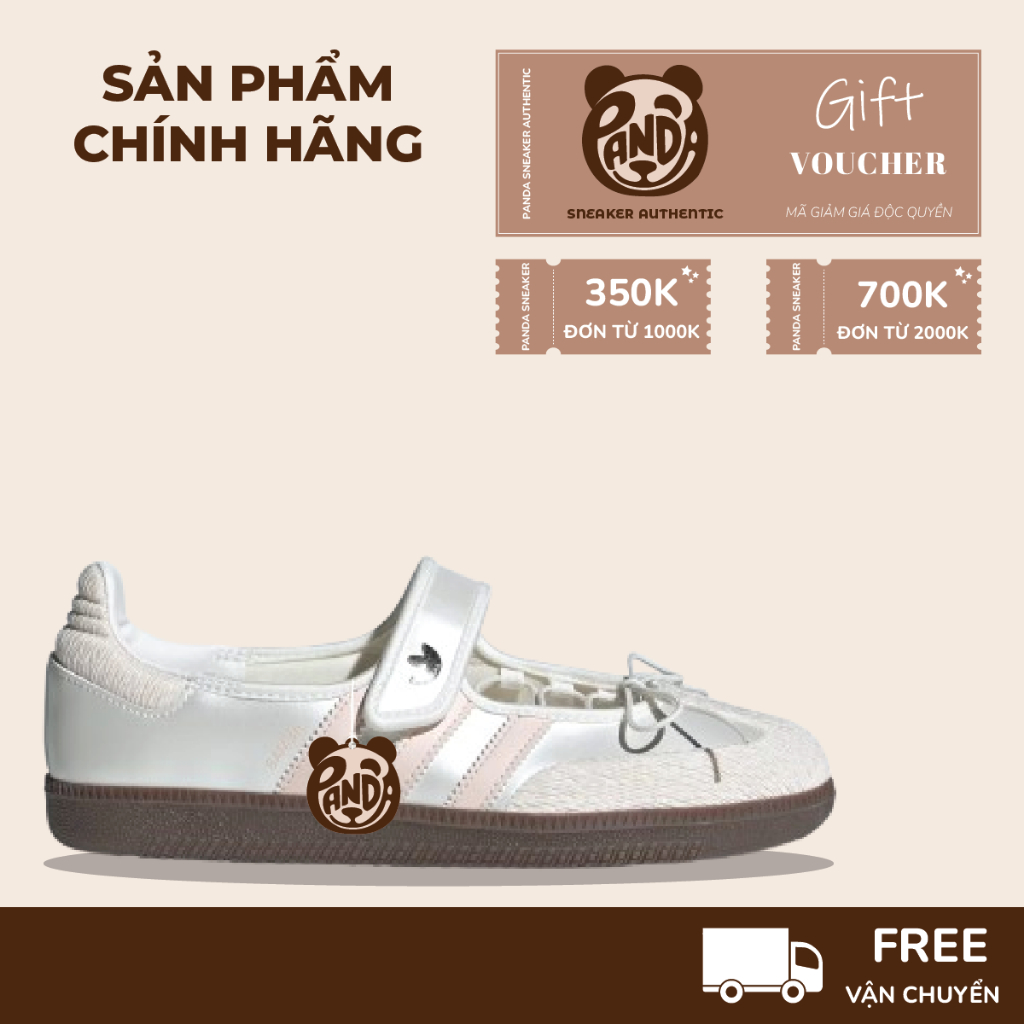 | Panda CHÍNH HÃNG | Giày adidas Samba OG Mary Jane 'Cloud White'