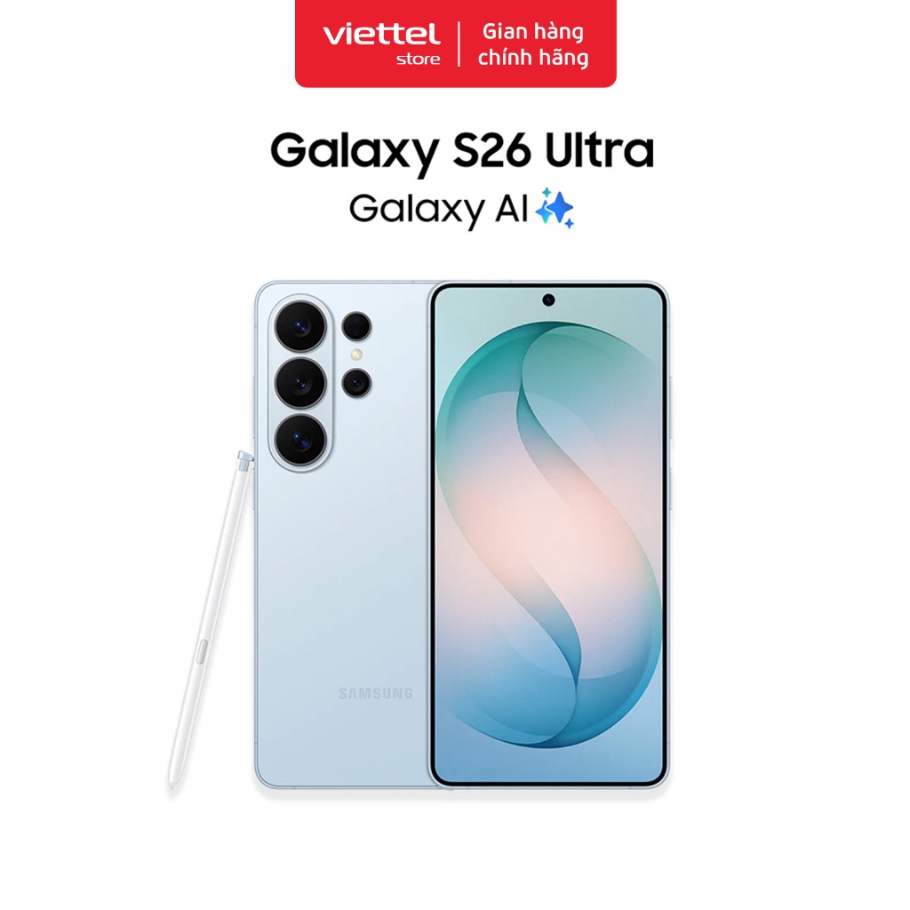 Điện thoại Samsung Galaxy S26 Ultra 12GB + 256GB| Privacy Display| Chip Snapdragon| Galaxy AI Phone | BigBuy360 - bigbuy360.vn