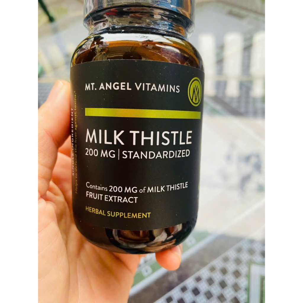 Mt. Angel Vitamin Company Milk Thistle 200 mg is a high-potency liver support supplement formulated 