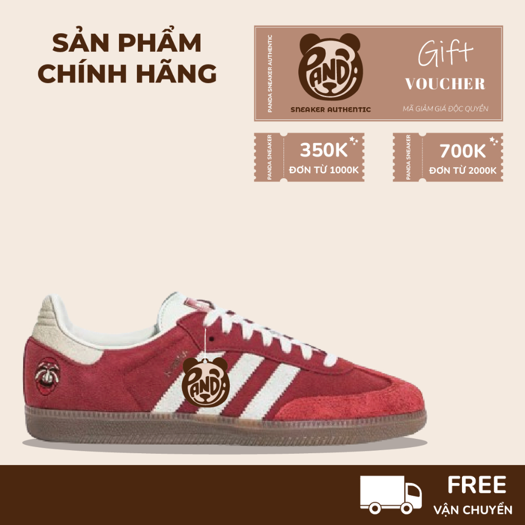 | Panda CHÍNH HÃNG | Giày Samba OG Talchum 'Red/White'