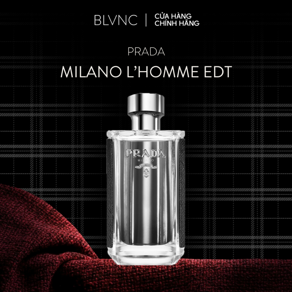 [BLANC] [Hỏa Tốc HCM] Nước hoa nam Prada Milano L'Homme EDT 100ml